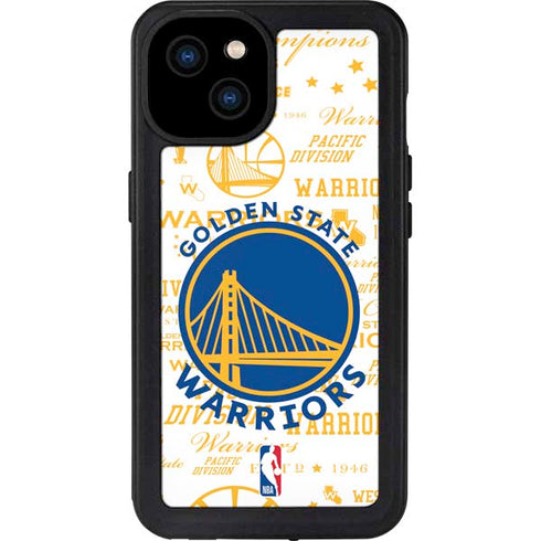NBA Golden State Warriors Historic Blast iPhone 15 Plus Waterproof Case
